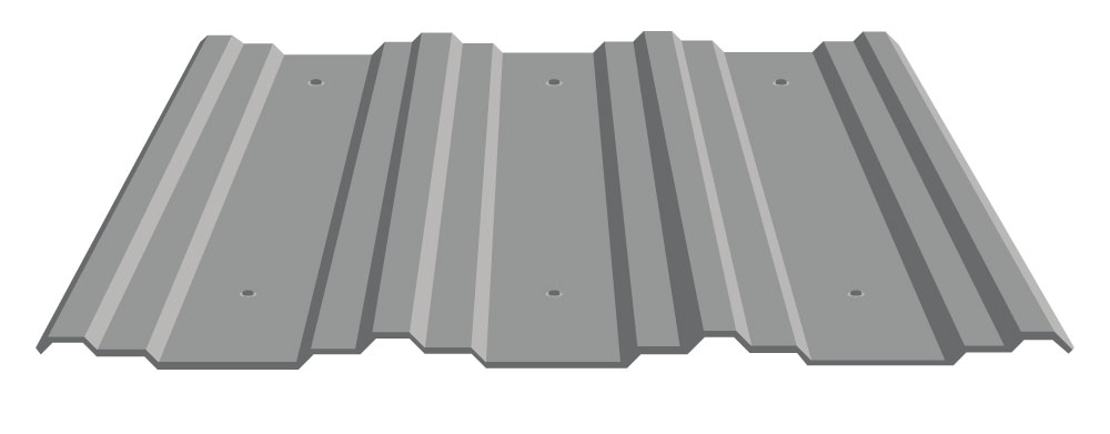 exposed fastener roofing example