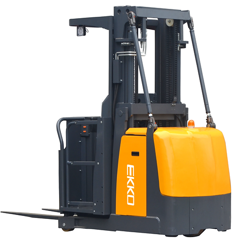EKKO 42" Fork Electric Mid-Level Order Picker with 177" Lift and 2200 lb Load Capacity EOP68