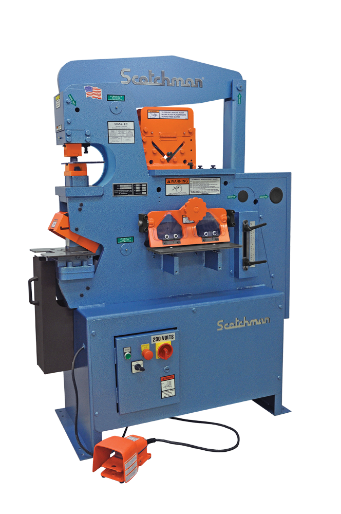 Scotchman 50514-EC 230V Three Phase 50 Ton Hydraulic Ironworker