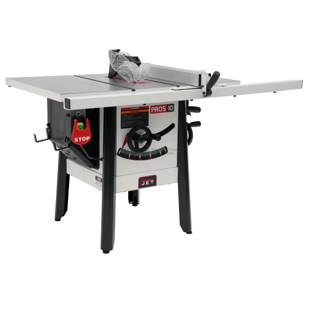 Jet "The JPS-10 1.75 HP 115V 30"" Proshop Tablesaw Cast wings" 725000K