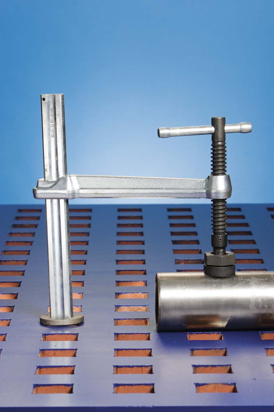 Weldsale Long Reach Vertical Pipe Clamp WSC26134LR Elite Metal Tools