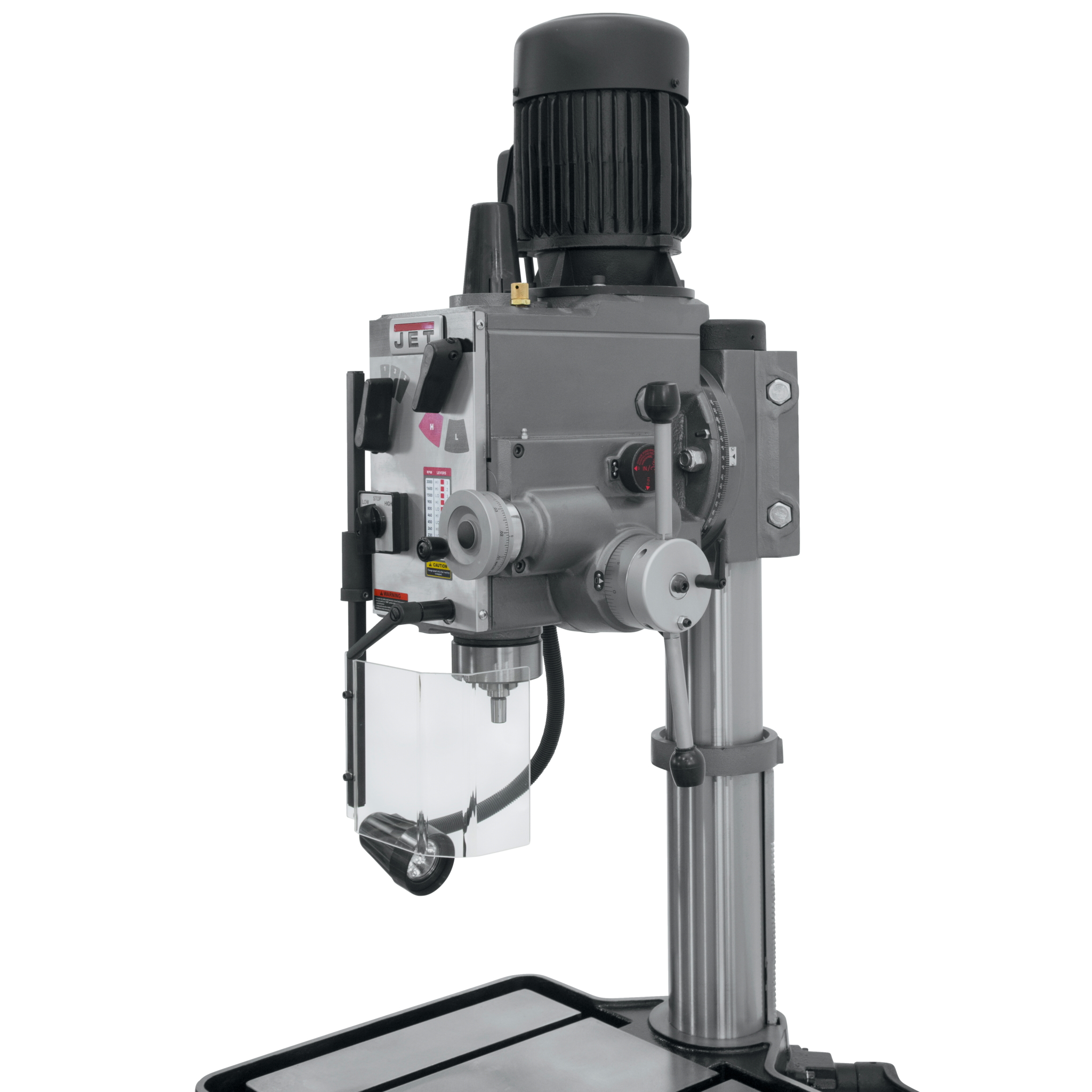 Jet GHD20PF, 20" Gear Head Drill Press With Power Down feed 230V, 3Ph