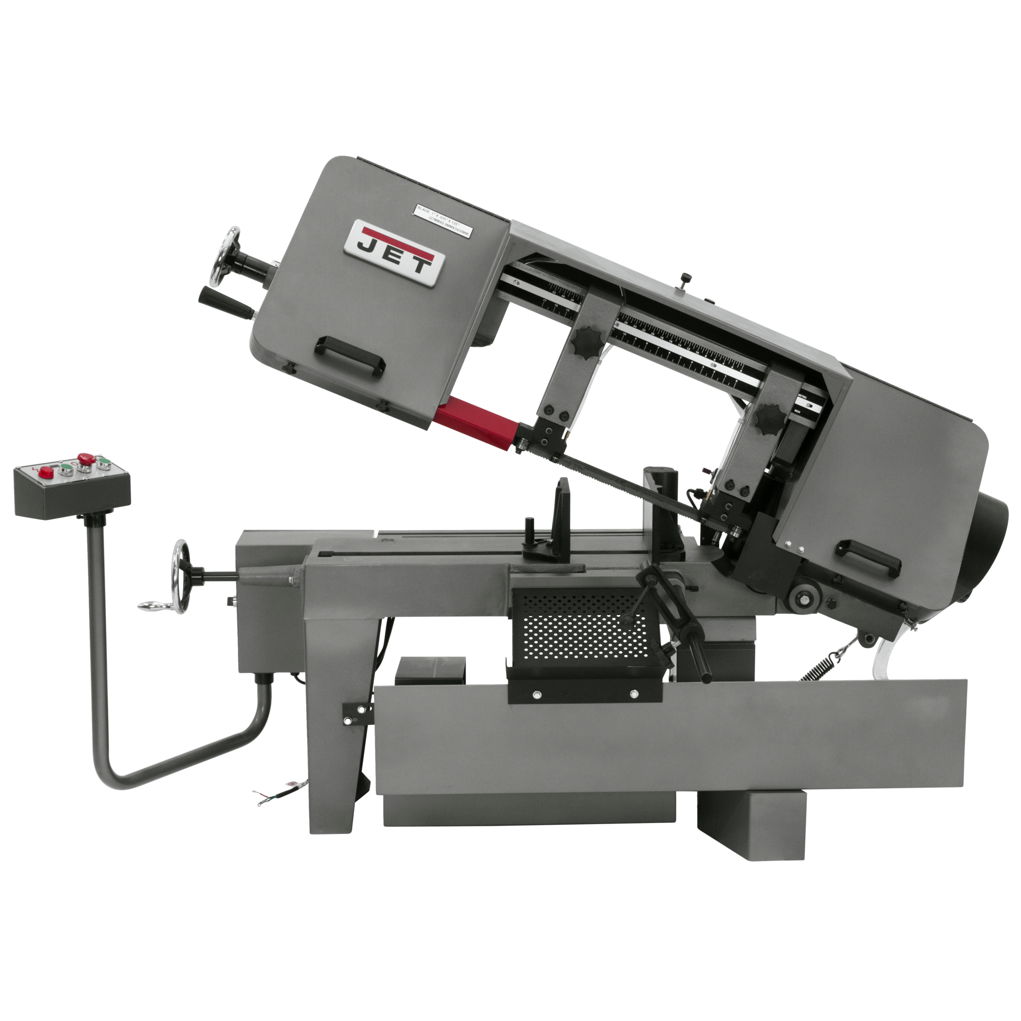 Jet J7020, 10" x 16" Horizontal Bandsaw 414472 Elite Metal Tools