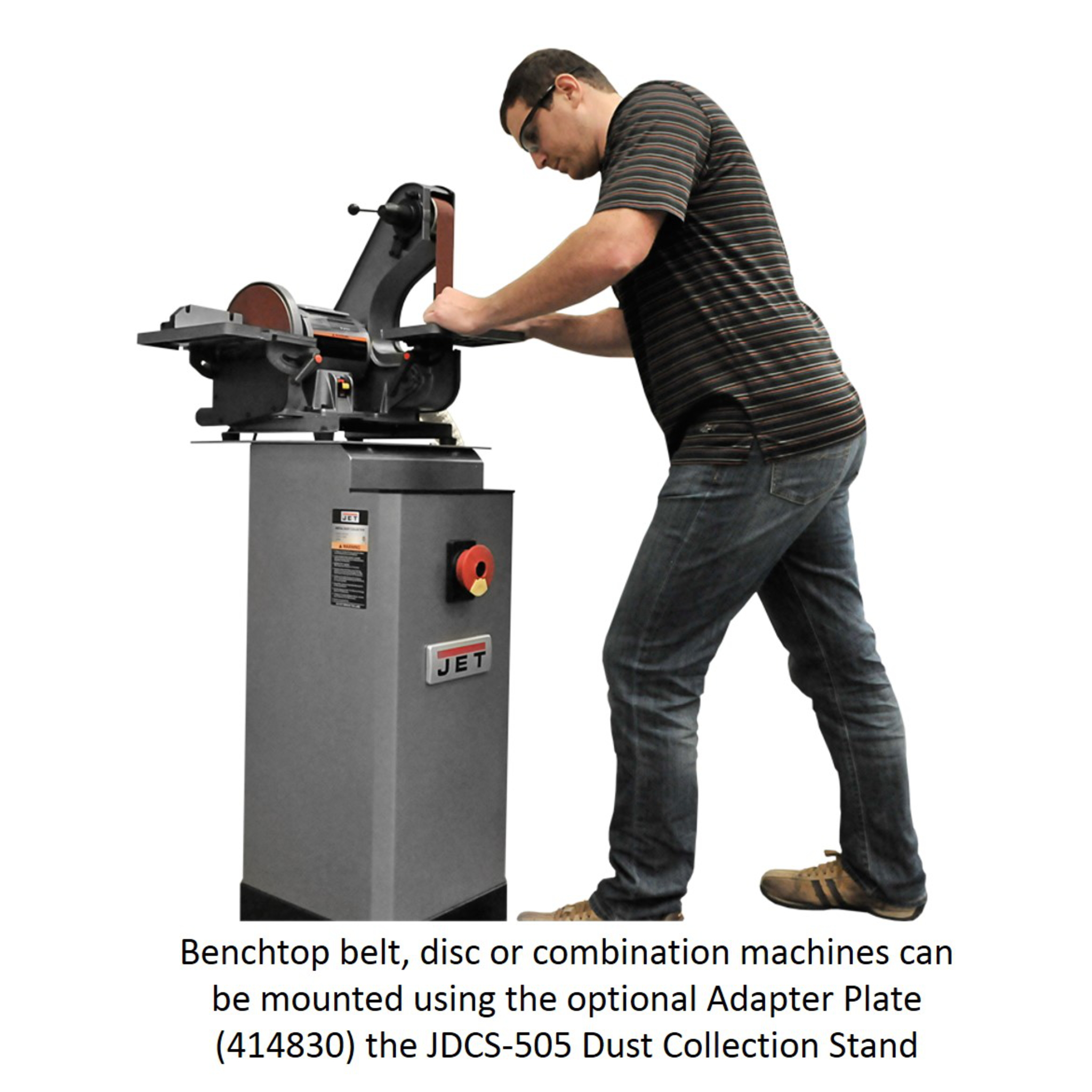 Jet JDCS505, Metal Dust Collector Stand 115V 414800 Elite Metal Tools