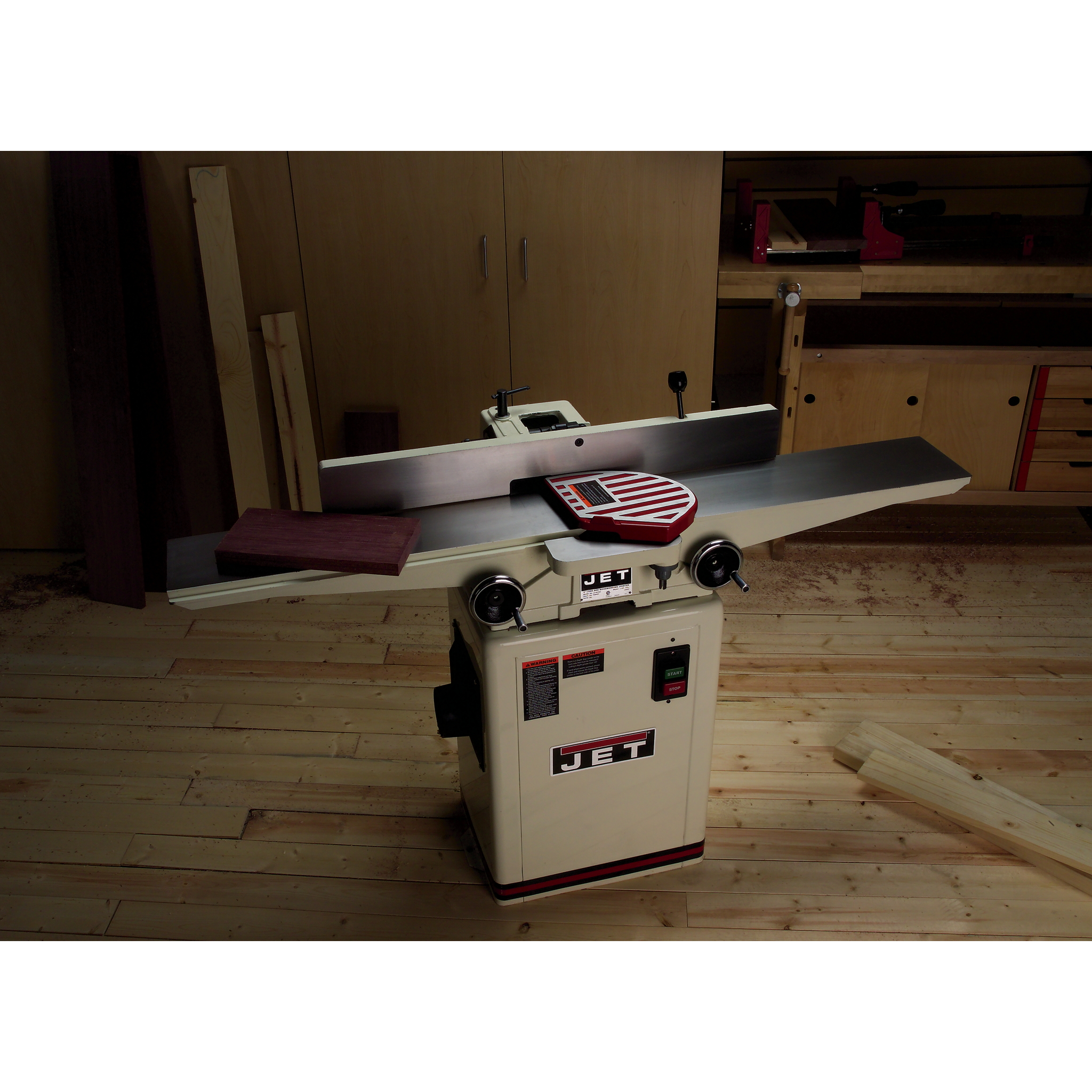 Jet JJ6CSDX 6" Deluxe Jointer with QS Knives Elite Metal Tools