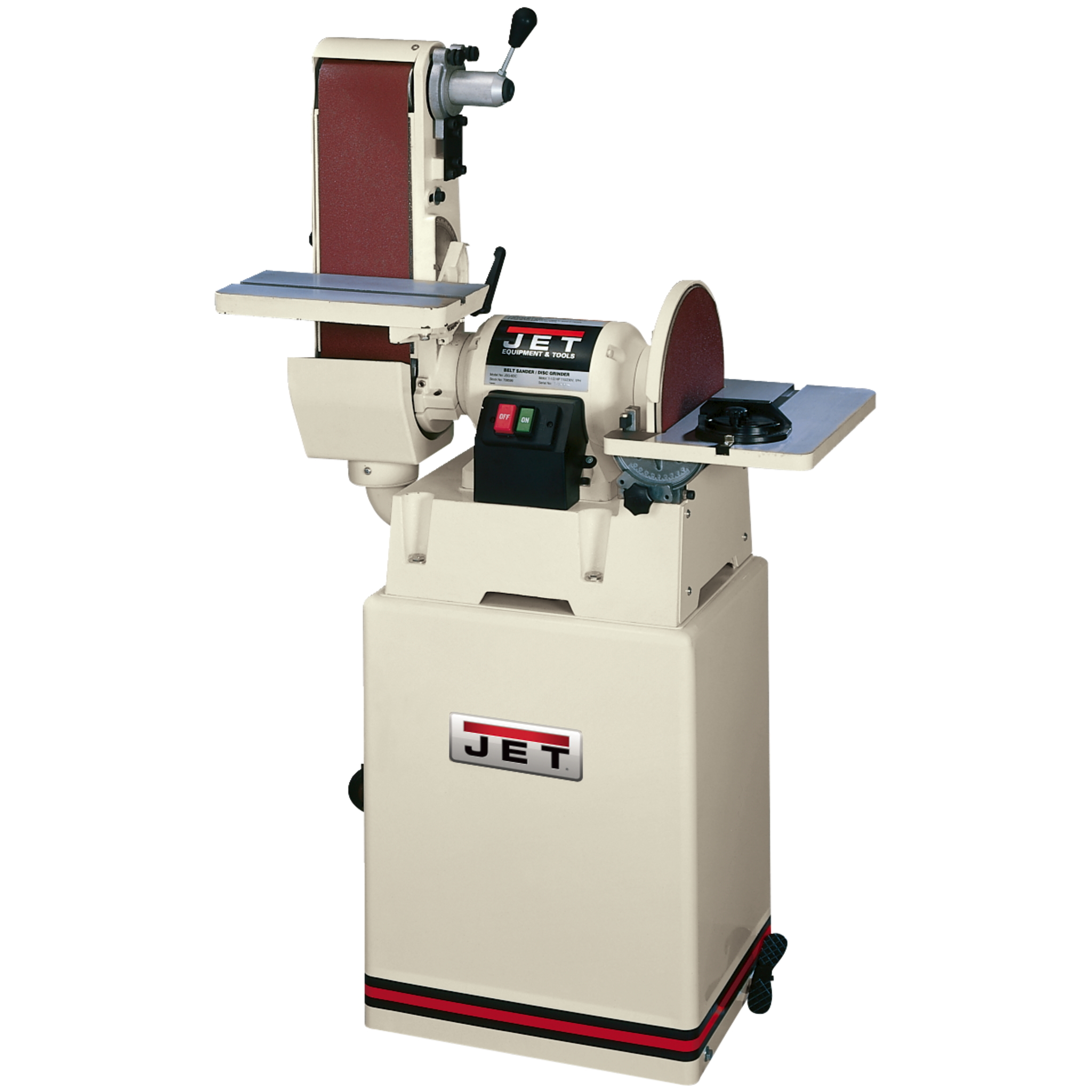 Jet JSG-6CS 6&quot; x 48&quot; Belt / 12&quot; Disc Sander with Closed Stand | Elite Metal Tools