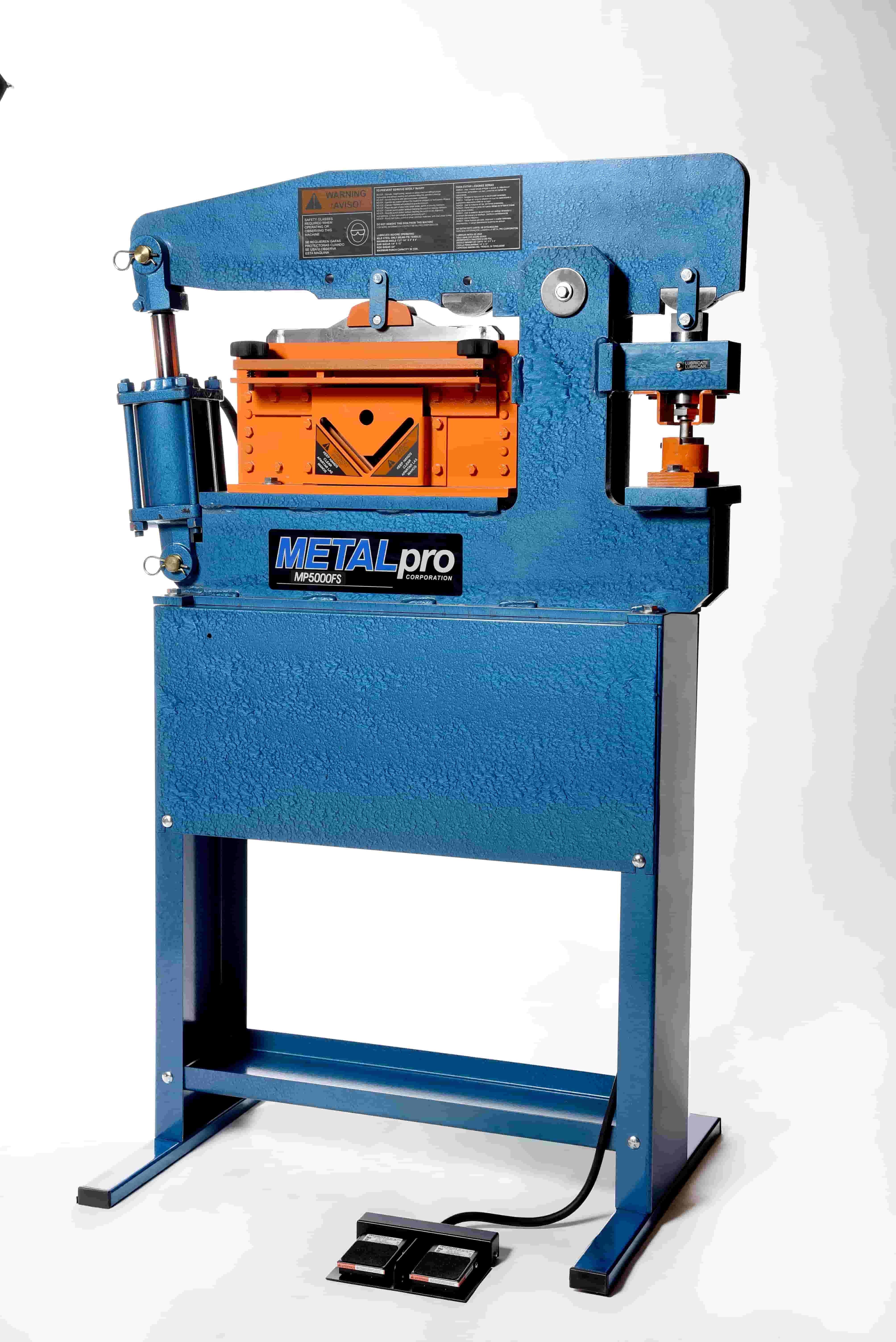 Metalpro Ironworker 50 Ton MP5000FS Elite Metal Tools