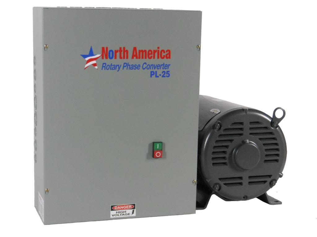 North America Phase Converter PL25 Elite Metal Tools