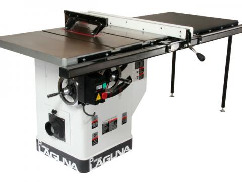 platinum tablesaw laguna dovetail series tilt mech left