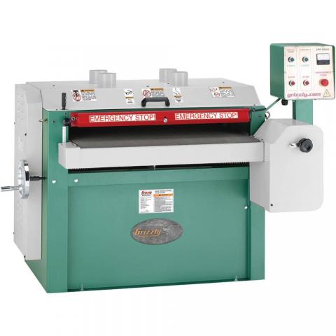 drum sander hp sanders grizzly industrial phase way